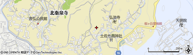 高知県高知市北秦泉寺686周辺の地図