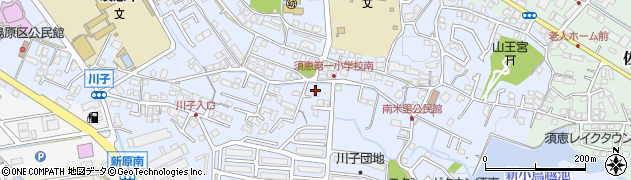 福岡県糟屋郡須惠町上須惠1145周辺の地図
