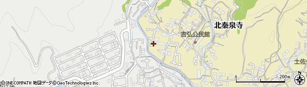 高知県高知市北秦泉寺228周辺の地図