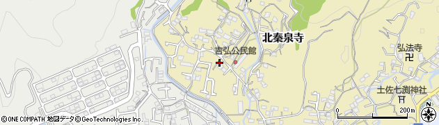 高知県高知市北秦泉寺286周辺の地図