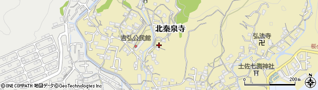 高知県高知市北秦泉寺165周辺の地図