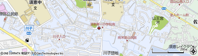 福岡県糟屋郡須惠町上須惠960周辺の地図