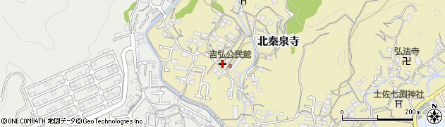 高知県高知市北秦泉寺281周辺の地図
