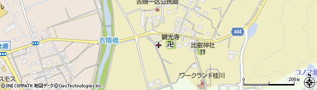 福岡県嘉穂郡桂川町吉隈677周辺の地図