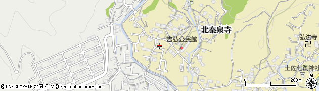 高知県高知市北秦泉寺284周辺の地図
