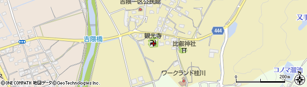 福岡県嘉穂郡桂川町吉隈670周辺の地図
