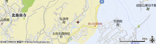 高知県高知市北秦泉寺761周辺の地図