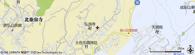 高知県高知市北秦泉寺739周辺の地図
