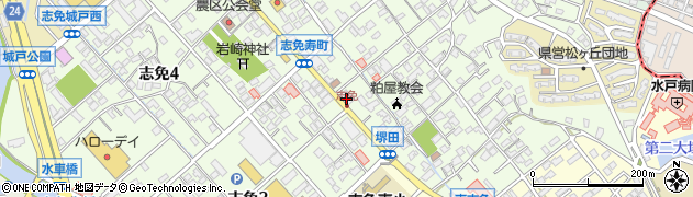 福岡銀行志免支店周辺の地図