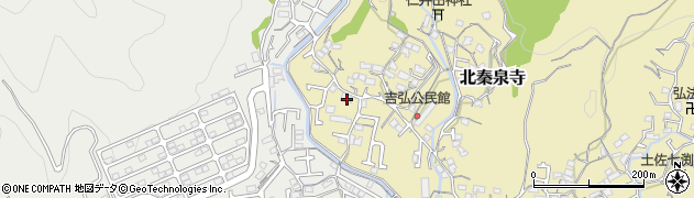 高知県高知市北秦泉寺232周辺の地図