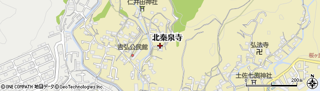 高知県高知市北秦泉寺164周辺の地図