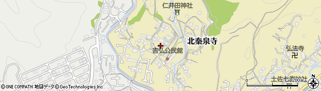高知県高知市北秦泉寺272周辺の地図