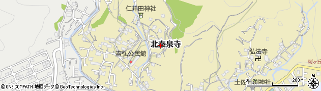 高知県高知市北秦泉寺162周辺の地図