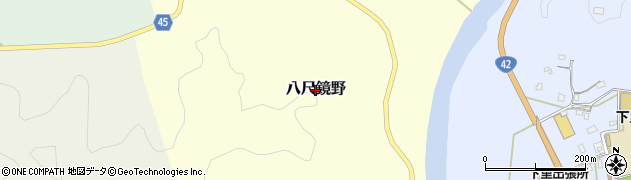 和歌山県那智勝浦町（東牟婁郡）八尺鏡野周辺の地図