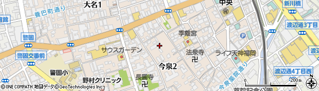 盛福寺周辺の地図