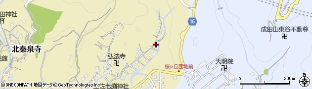 高知県高知市北秦泉寺745周辺の地図