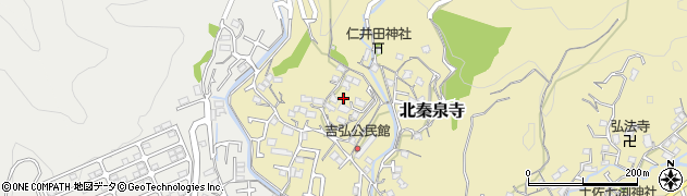 高知県高知市北秦泉寺306周辺の地図