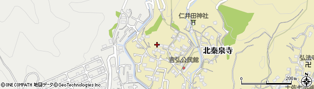 高知県高知市北秦泉寺249周辺の地図