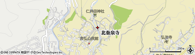 高知県高知市北秦泉寺326周辺の地図