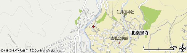 高知県高知市北秦泉寺245周辺の地図