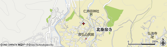 高知県高知市北秦泉寺308周辺の地図