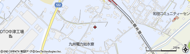 大分県中津市是則991周辺の地図