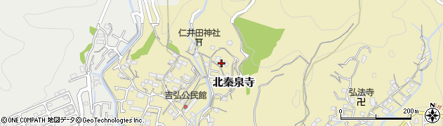 高知県高知市北秦泉寺332周辺の地図