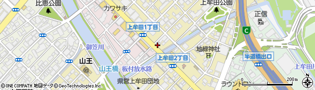 ほっともっと上牟田店周辺の地図