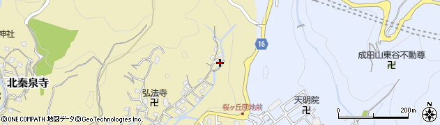 高知県高知市北秦泉寺665周辺の地図
