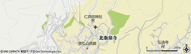 高知県高知市北秦泉寺325周辺の地図