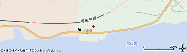 徳島県海陽町（海部郡）鞆浦（那佐）周辺の地図