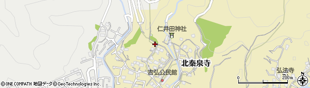 高知県高知市北秦泉寺312周辺の地図