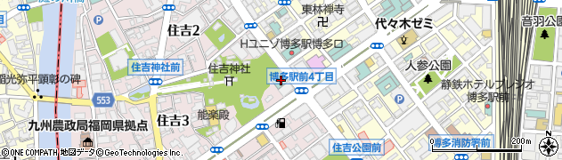 ホテル法華クラブ福岡周辺の地図