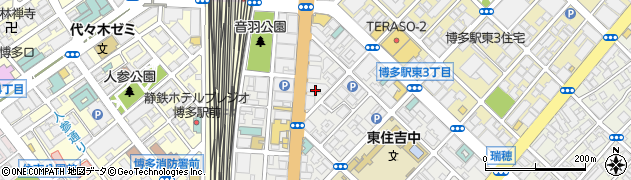 株式会社朝日広告社　福岡支社周辺の地図