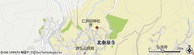 高知県高知市北秦泉寺339周辺の地図