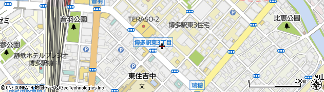 株式会社ベストインシュアランス　福岡支店周辺の地図