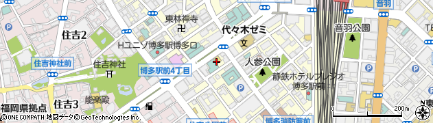 ファミリーマート博多住吉通り店周辺の地図