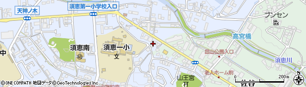 福岡県糟屋郡須惠町上須惠882周辺の地図