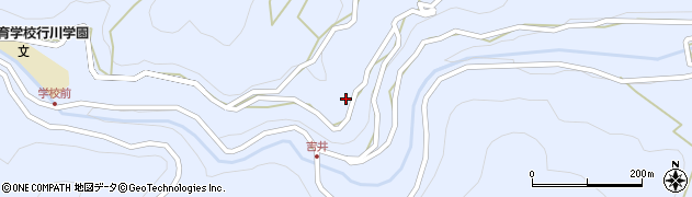 高知県高知市行川周辺の地図