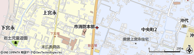 からあげ屋チキンハウス中津本店周辺の地図