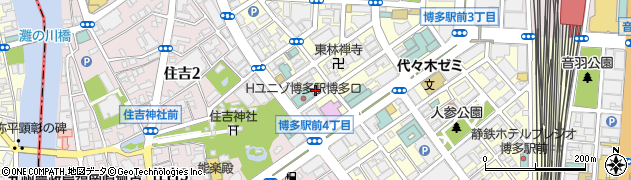 ＮＧＯ福岡ネットワーク周辺の地図