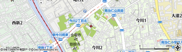 大通寺周辺の地図