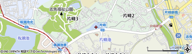 浦田池周辺の地図