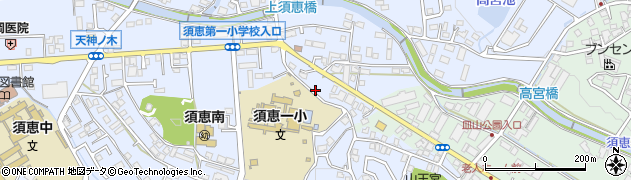 福岡県糟屋郡須惠町上須惠885周辺の地図