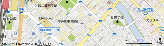 かな川　博多駅東店周辺の地図