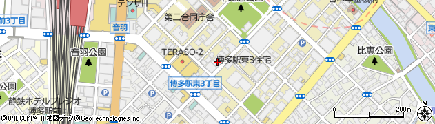 株式会社コムテックス　福岡支店周辺の地図