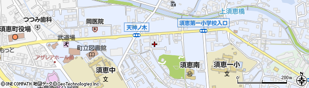 福岡県糟屋郡須惠町上須惠832周辺の地図