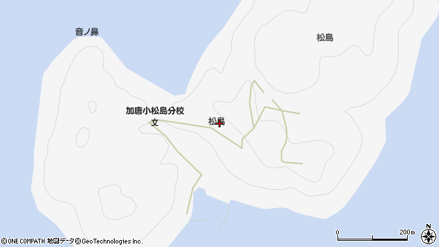 〒847-0406 佐賀県唐津市鎮西町松島の地図