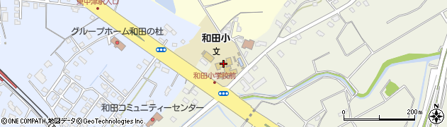 中津市立和田小学校周辺の地図