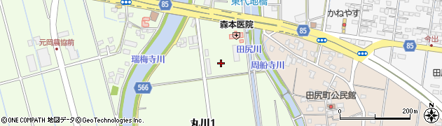 福岡県福岡市西区丸川周辺の地図